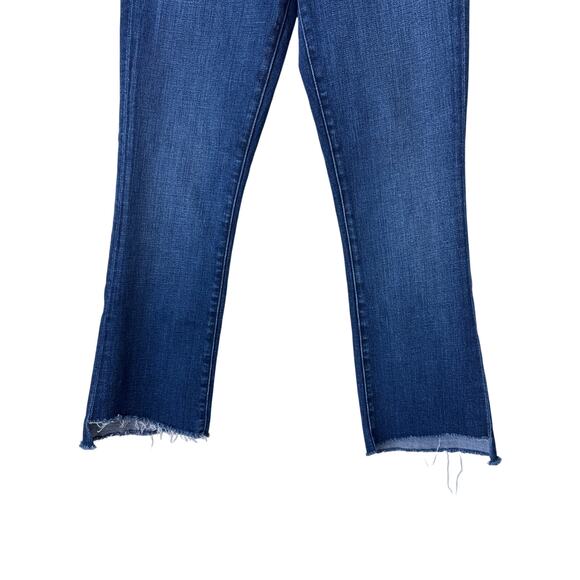 MOTHER The Insider Crop Denim Jean Step Fray Sake To Me Size 25 - Picture 6 of 9